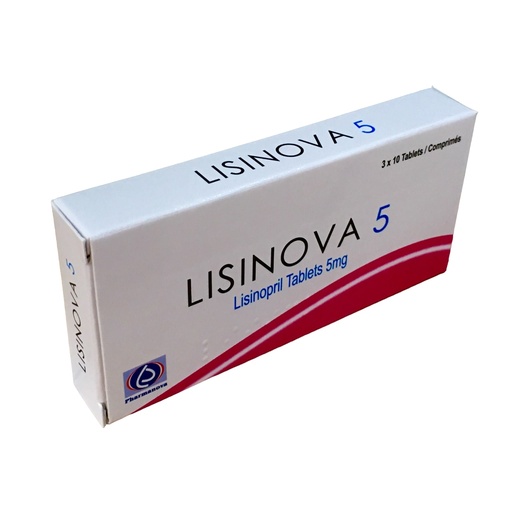 [PNV-86] Lisinova 5 Mg Tabs 30'S  (Lisinopril)