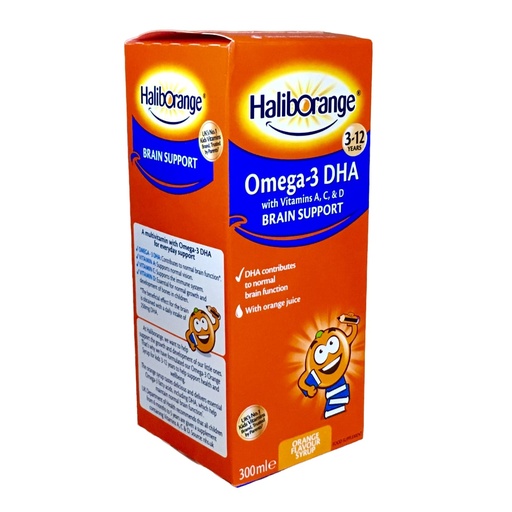 [UKP_GEN-156] HALIBORANGE Omega 3 (Brain Support) SYR 300ML