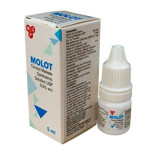 [M&G-16] Molot Eye Drop 5ml (Timolol)