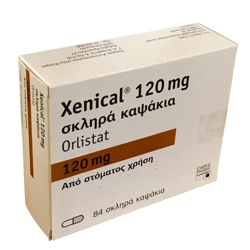 [UKP_GEN-313] XENICAL 120mg Cap 84's (Orlistat)