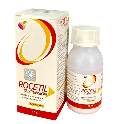 [RXM-50] ROCETIL 125MG/5ML SUSP 50ML (CEFUROXIME) 