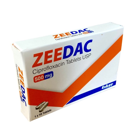 [ESK-58] ZEEDAC TAB 500MG (Ciprofloxacin)