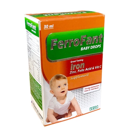 [PNC_VGA-96] FERROFANT BABY DROPS 30ML VEGA UK