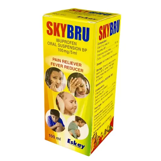 [ESK-] SKYBRU SUSP 100ML (Ibuprofen)