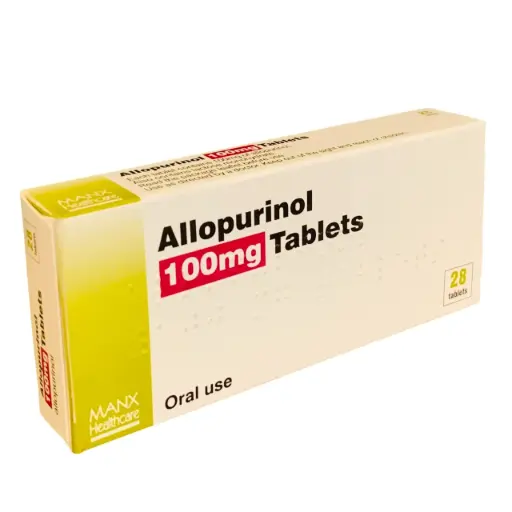 [UKP_GEN-] ALLOPURINOL 100MG TABS 28'S